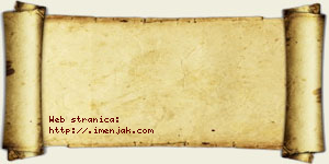 Jordanka Rakovac vizit kartica